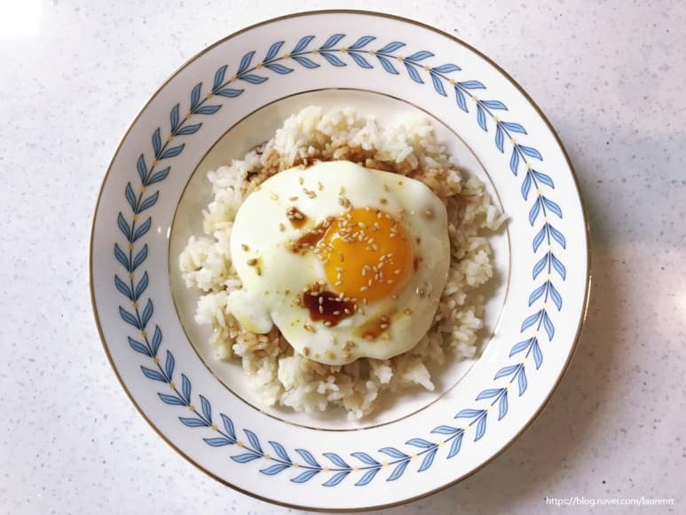 간장계란비빔밥