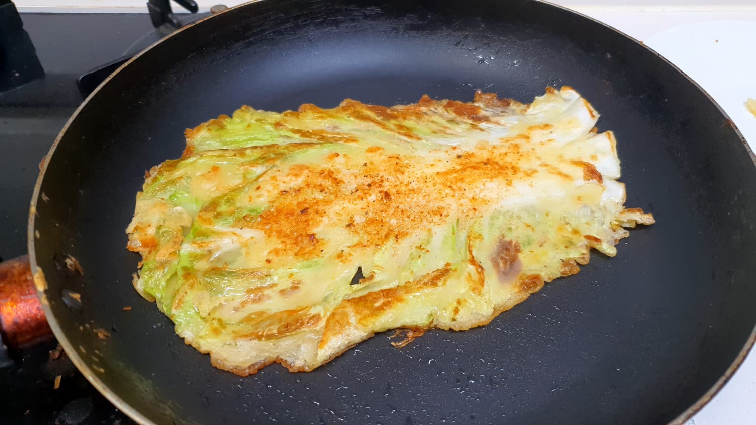 새해에 먹는 건강 배추전