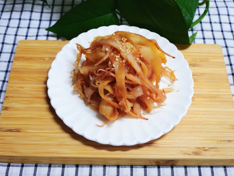 밑반찬 만들기 가문어볶음 가문어조림 대왕오징어 요리