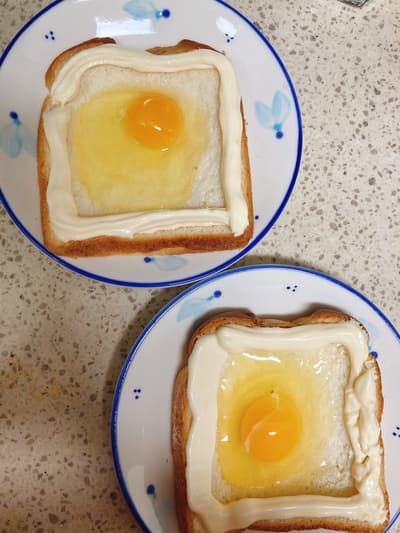 [자취생 간단요리] 에어프라이어 없이 전자레인지로 마약토스트 만들기