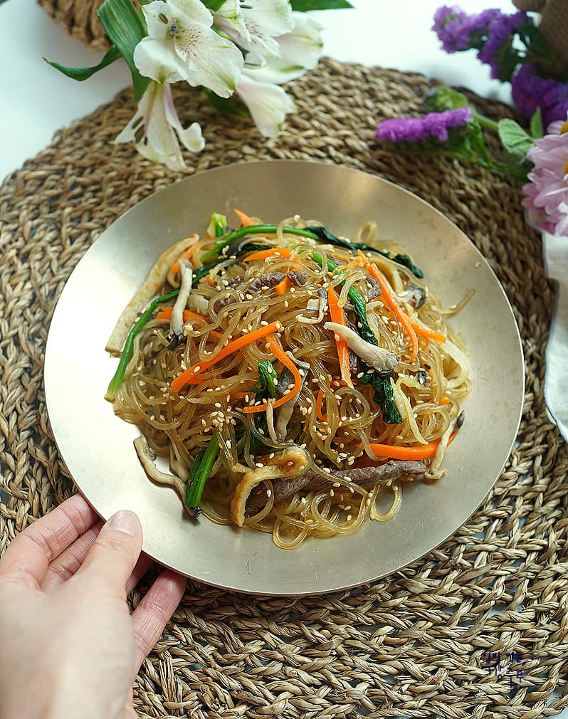 불지 않는 탱글탱글 잡채 만드는법 소고기잡채 황금레시피