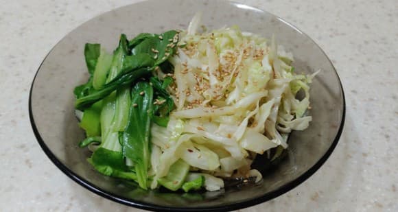 양배추청경채무침 칼로리 낮은 다이어트 반찬 아주 간단한 무침 #두리문 #무침 #양배추 