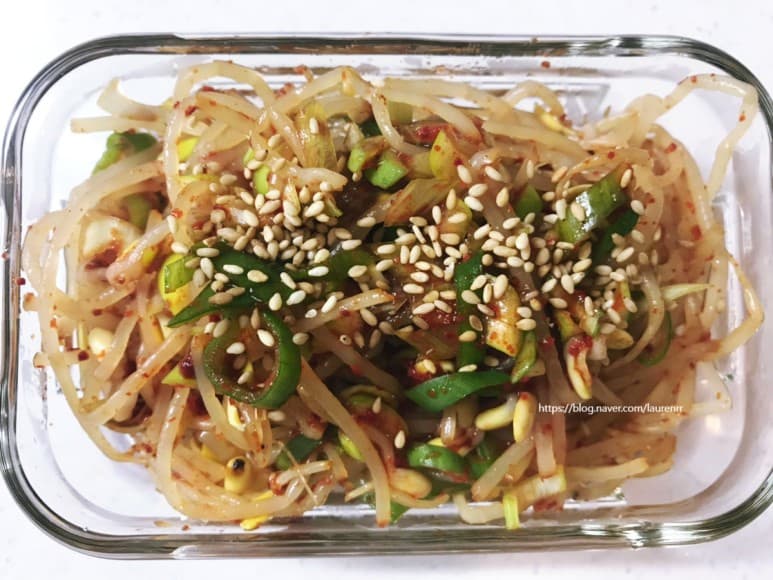 초간단 콩나물 무침