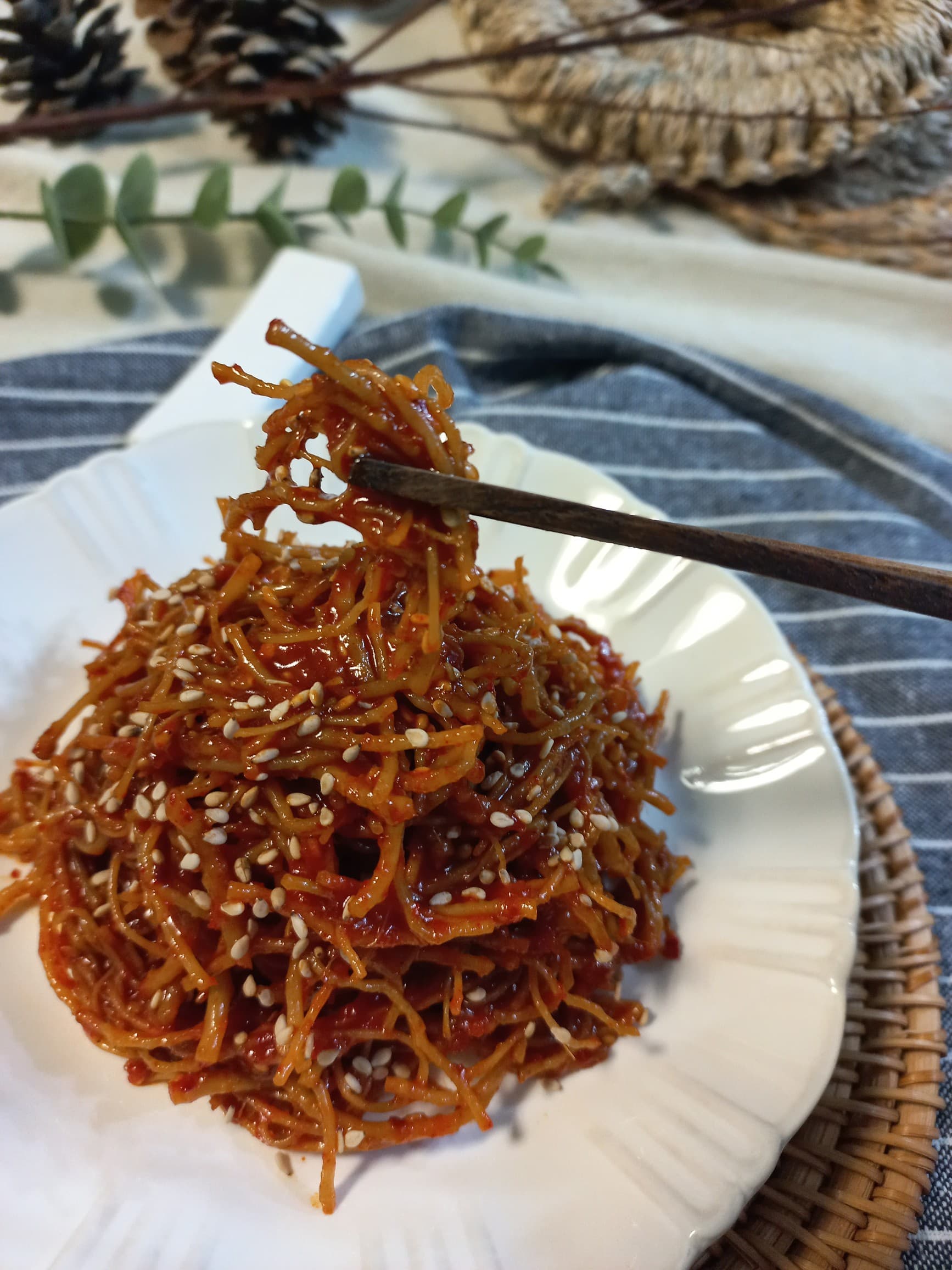 씀바귀뿌리무침 만드는법