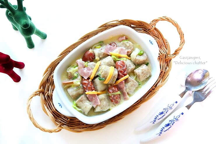 까르보나라떡볶이 만드는 법 부드러운 크림떡볶이 레시피 쌀떡볶이