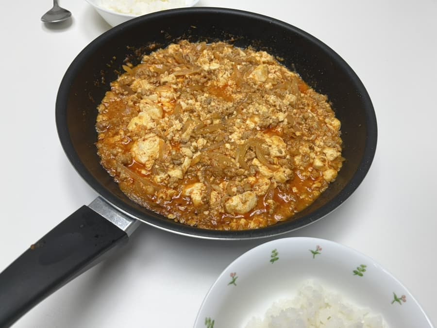 [자취 간단 요리] 두반장 없이 만드는 마파순두부 레시피