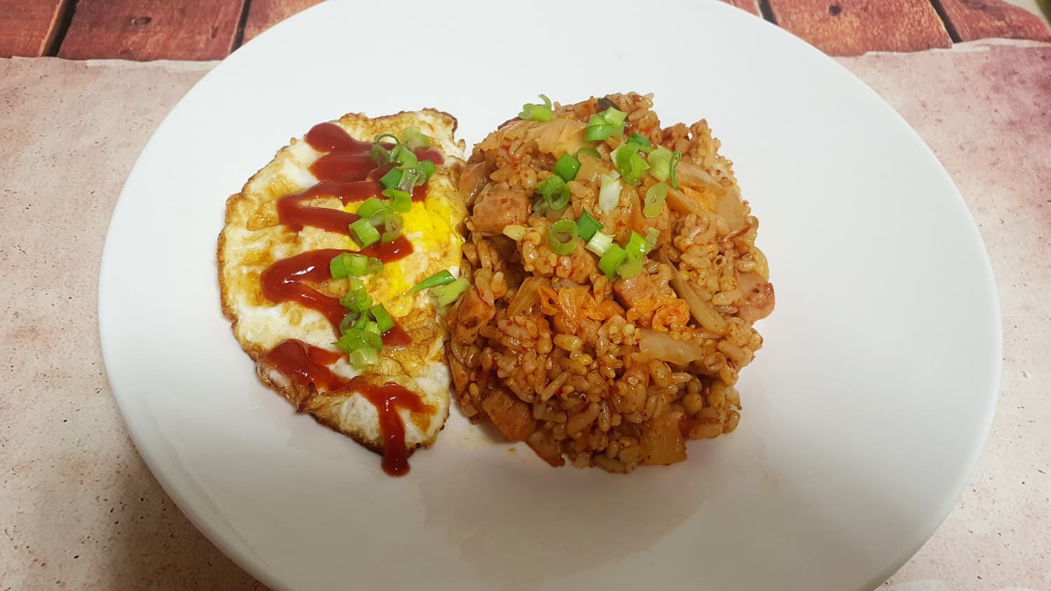  김치볶음밥 만들기 굴소스볶음밥