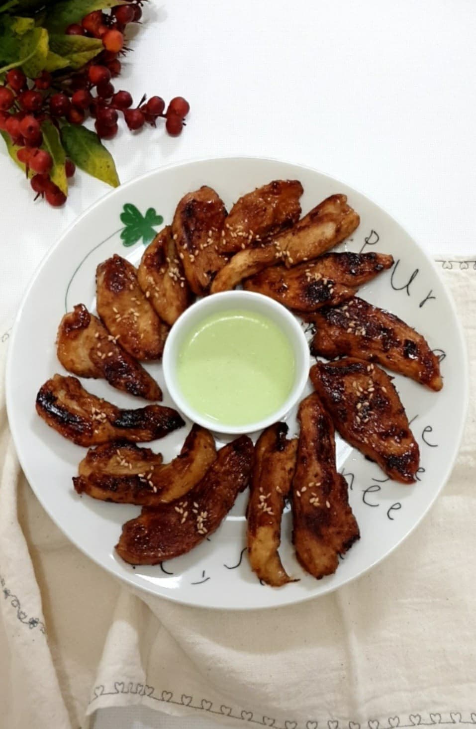 간단한 닭가슴살 간장구이 고추소스 만들기