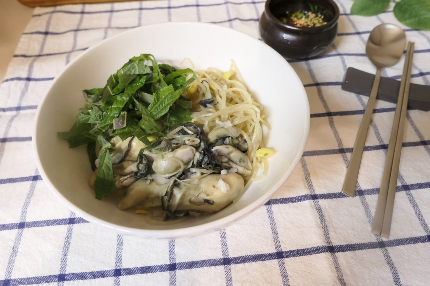 전기압력솥 굴밥짓기 