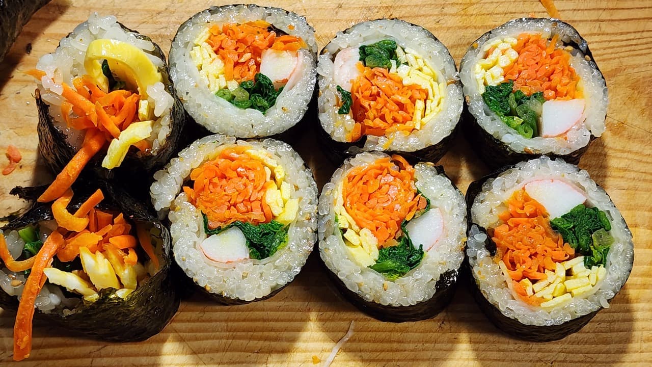 해외 생활하는 딸아이가 먹고 싶은 김밥 레시피