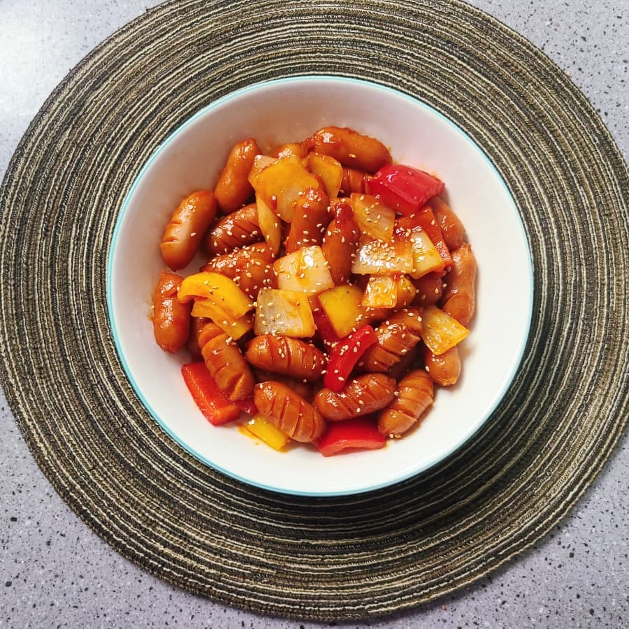 소세지야채볶음 만드는법 비엔나소시지볶음