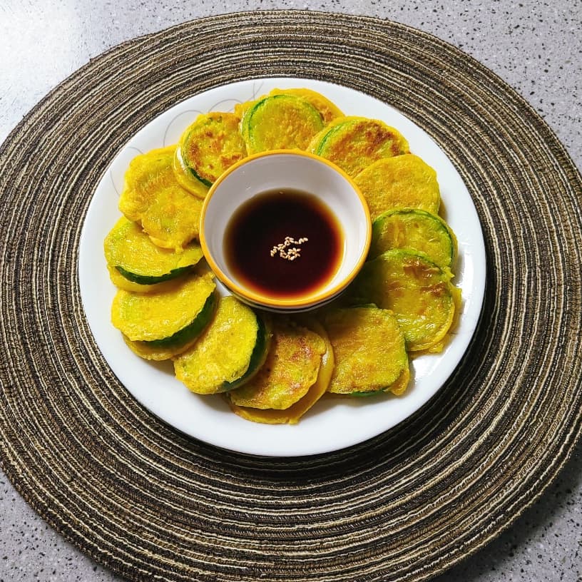 애호박전 만들기 부침가루 호박전 레시피 애호박부침개