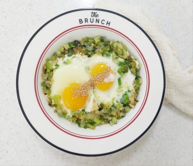 대파 간장계란밥 만드는법 들기름향 가득 대파계란후라이 만들기