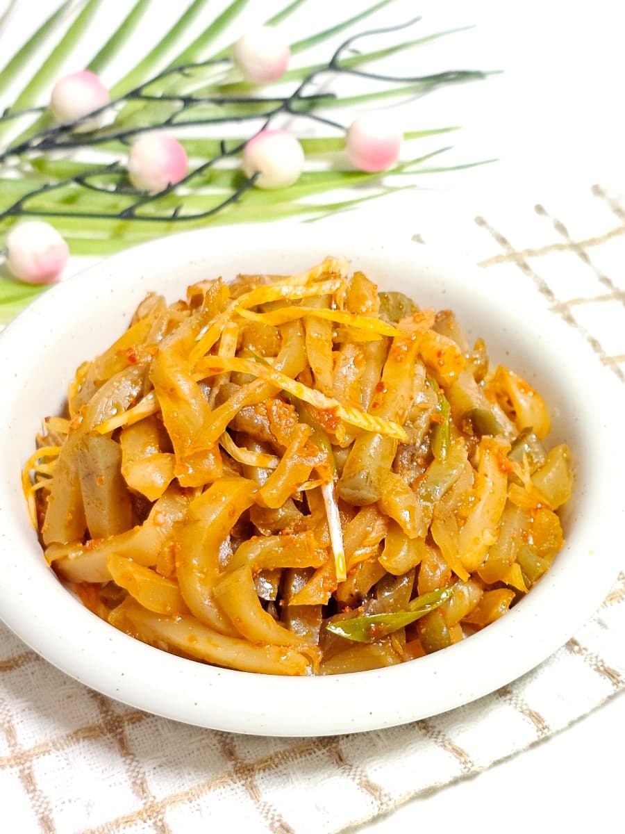 짜사이 무침 중국식 반찬 짜사이 요리