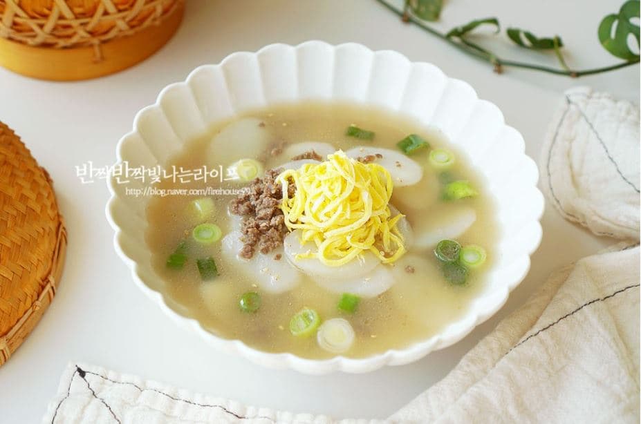 멸치육수 소고기 떡국 만드는법