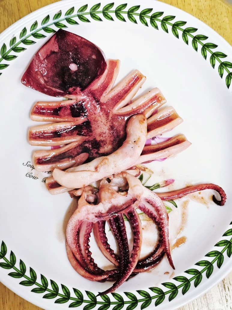 초간단 버터구이 오징어 만들기 / 반건조오징어