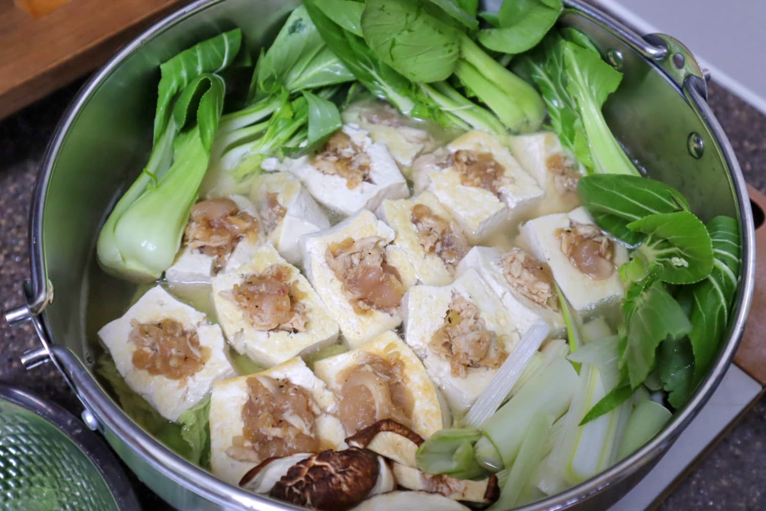 두부전골 만드는법 겨울요리 두부요리 고기를 품은 두부전골 레시피 국물요리