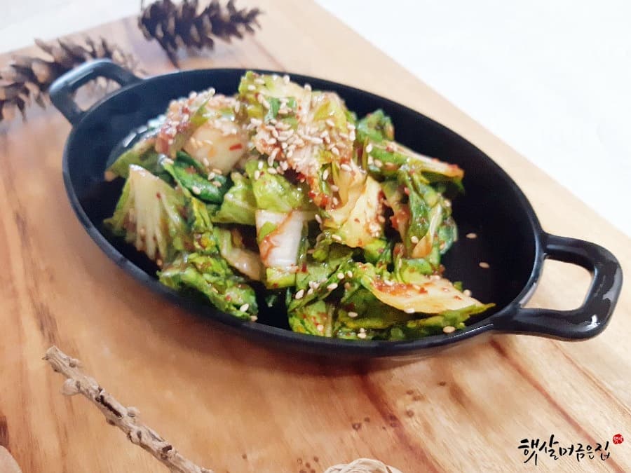 봄동 겉절이 황금레시피 봄동김치요리