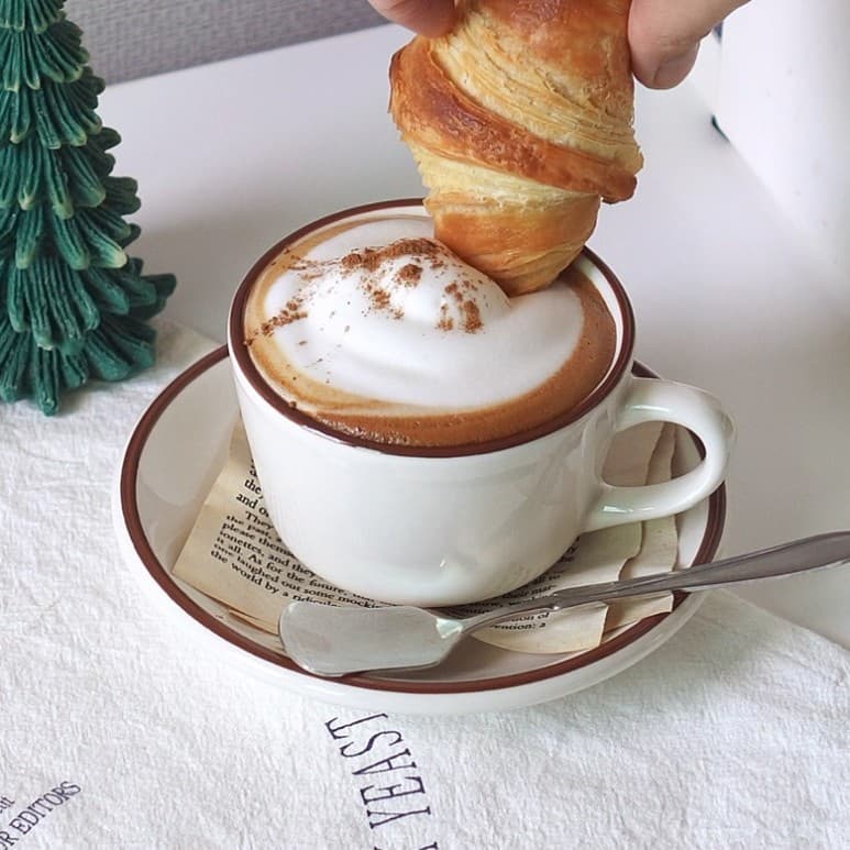 카푸치노 만들기☕️ㅣCappuccino recipeㅣ홈카페 레시피