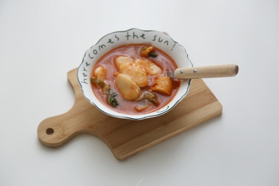 국물떡볶이 (기본에 충실한 기본떡볶이 가래떡요리 떡국떡간식)